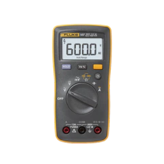 FLUKE Multímetro Digital de Tamaño Compacto, Para Medición de Corriente y Tensión, Uso con Voltaje Máximo de 600 V, Pantalla LED Retroiluminada MOD: FLUKE-107ESP