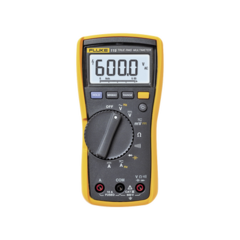 FLUKE Multímetro Digital para Electricista, Para Pruebas de Capacitancia y Diodos, Uso con Voltaje Máximo de 600 V, Pantalla LED Retroiluminada MOD: FLUKE-115