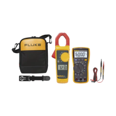 FLUKE Juego de Multímetro FLUKE-117 y Amperímetro de Gancho FLUKE-117/323KIT