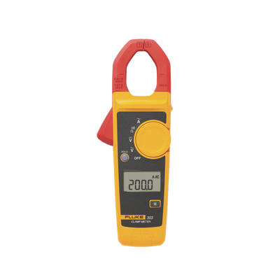 FLUKE Amperimetro de Gancho, Para Medida de Corriente en CA de 600 A y Tensión en CA y CC de 600V MOD: FLUKE-303/EMESP