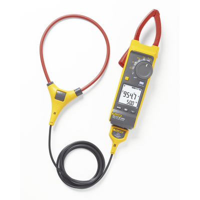 FLUKE Pinza Amperimétrica CC/CA de Verdadero Valor Eficaz con iFlex CAT III 1500 V. Ideal para Sistemas Solares, Eólicos, Baterías, Inversor, etc. FLUKE-393FC