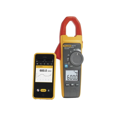 FLUKE Amperímetro de Gancho RMS 600A Temp MA Capacitancia FlukeConnect FLUKE-902FC