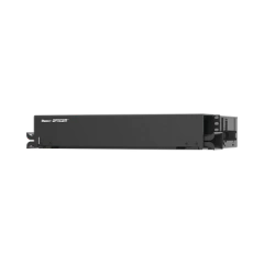 PANDUIT Panel de Distribución de Fibra Óptica, Acepta 8 Placas FAP o FMP, Bandeja Deslizable, Hasta 96 Fibras, Color Negro, 2 UR MOD: FMD2
