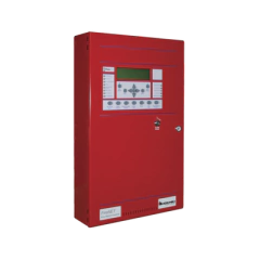 HOCHIKI Panel de Detección de Incendio, Análogo Direccionable, 508 puntos, Gabinete Rojo MOD: FN-4127U-S0ERS-120