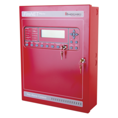 HOCHIKI Panel de Detección de Incendio Para Aplicaciones Marinas, 127 puntos, Gabinete Rojo MOD: FNM-2127R