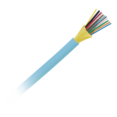 PANDUIT Cable de Fibra Óptica de 12 hilos, Multimodo OM4 50/125 Optimizada, Interior, Tight Buffer 900um, No Conductiva (Dieléctrica), OFNP (Plenum), Precio Por Metro MOD: FODPZ12Y