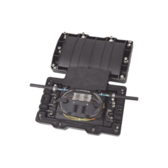 FIBERHOME Caja de Distribución de Fibra Óptica Horizontal, hasta 48 empalmes, Exterior IP68 MOD: FOSC320-H8