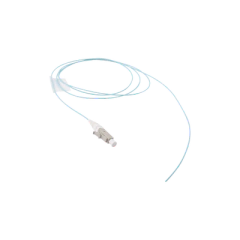 SIEMON Pigtail de Fibra Óptica LC Simplex, Multimodo OM3 XGLO 50/125, LS0H, Color Aqua, 1 Metro MOD: FP1B-LC5L-01AH