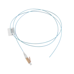 SIEMON Pigtail de Fibra Óptica LC Simplex, Multimodo OM4 XGLO 50/125, OFNR, Color Aqua, 1 Metro MOD: FP1B-LC5V-01AQ