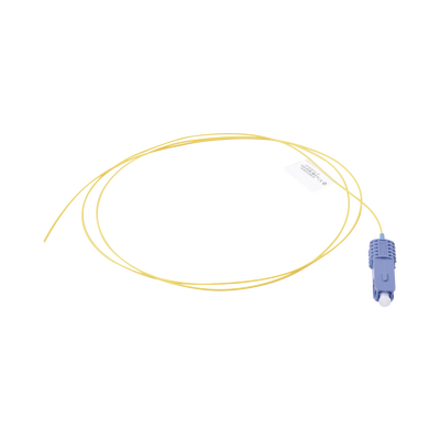 SIEMON Pigtail de Fibra Óptica SC/UPC Simplex, Monomodo OS1/OS2 XGLO, OFNR, Color Amarillo, 1 Metro MOD: FP1B-SCUL-01