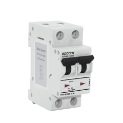 EPCOM POWERLINE Protección Térmica 2P, 40 A, Corriente Directa 800 Vcc para Aplicación Fotovoltaica Montaje Riel DIN MOD: FPV632PC40