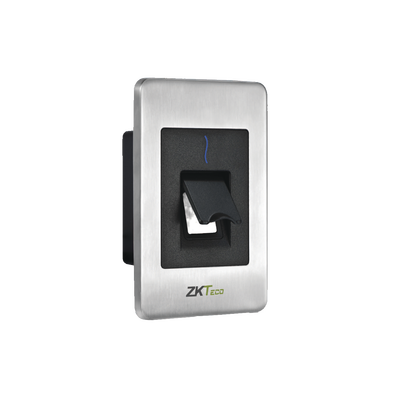 ZKTECO Lector de huella y tarjeta de proximidad esclavo RS-485para exterior FR-1500-WP
