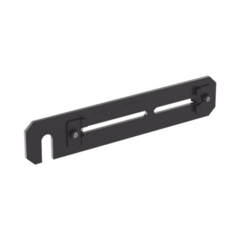 PANDUIT Soporte de Montaje a Techo, para Canaletas FiberRunner 4X4 o 6x4, Uso con Varilla Roscada de 1/2", Color Negro MOD: FR6TRBE12