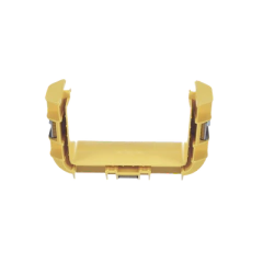 PANDUIT Union Recta "Cople", Para Canaleta FiberRunner™ 6X4, Color Amarillo MOD: FRBC6X4LYL