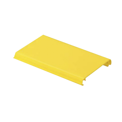 PANDUIT Tapa Con Bisagra a Presión Para Canaleta FiberRunner™ FR4X4YL6, de PVC Rígido, Color Amarillo, 1.8 m de Largo MOD: FRHC4YL6