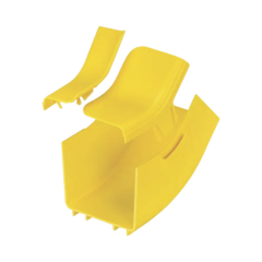 PANDUIT Bajada Vertical Interior de 45º con Tapa, Para uso con Canaletas 4X4 FiberRunner™, Color Amarillo MOD: FRIV454X4LYL