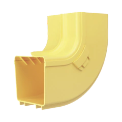 PANDUIT Bajada Vertical Interior de 90º con Tapa, Para uso con Canaletas 4X4 FiberRunner™, Color Amarillo MOD: FRIVRA4X4LYL