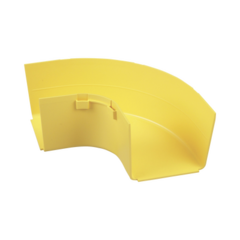 PANDUIT Ángulo Recto a 90º Horizontal, Para Canaletas FiberRunner™ 4X4, Color Amarillo MOD: FRRA4X4LYL