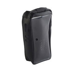 SYSCOM Funda de piel reforzada con visor frontal transparente, para radios NX-200, NX-300. MOD: FSMNX-200T