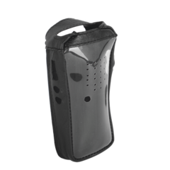 SYSCOM Funda Reforzada de Piel con visor frontal transparente en TK-2202, TK-2212, TK-2302, TK-2402, NX-240, TKD-240. MOD: FSM-TK-2202T