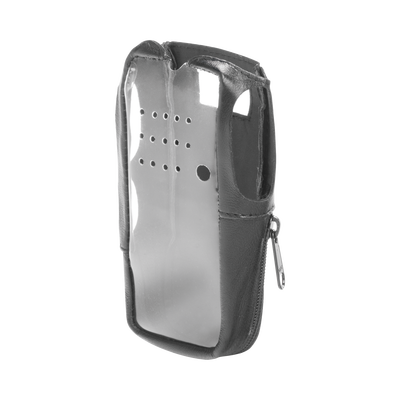 SYSCOM Funda Reforzada de Piel para Radios TX-R50A. MOD: FSMTX-R50A