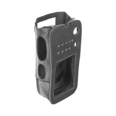 SYSCOM Funda Reforzada de Piel para Radios TX-R59A4G. MOD: FSMTX-R59A