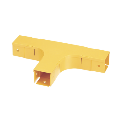 PANDUIT Accesorio en T Horizontal, Con Ángulos a 90º, Para Canaletas FiberRunner™ 2X2, Color Amarillo MOD: FT2X2LYL