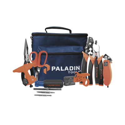 TEMPO Kit de Herramientas BASIC para Corte, Pelado y Preparación de Cables de Fibra Óptica para Terminación MOD: FTK-B