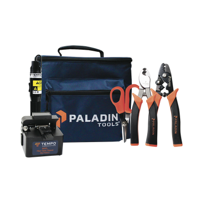 TEMPO Kit de Herramientas para Terminación de conectores de Fibra Óptica Prepulidos con cleaver de 2 pasos MOD: FTK-T