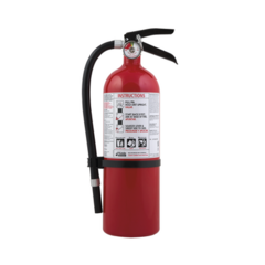 KIDDE Extintor Desechable de Polvo Químico Seco │ Fuegos Clase A, B y C │ Talleres y Garaje │ Paquete con 4 FX340GW