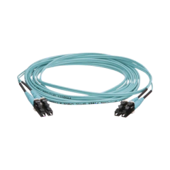 PANDUIT Jumper de Fibra Óptica Multimodo 50/125 OM4, LC-LC Duplex, OFNR (Riser), Color Aqua, 4 Metros MOD: FZ2ERLNLNSNM004
