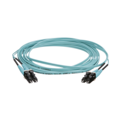 PANDUIT Jumper de Fibra Optica Multimodo 50/125 OM4, LC-LC Duplex, OFNR (Riser), Color Aqua, 10 Metros MOD: FZ2ERLNLNSNM010
