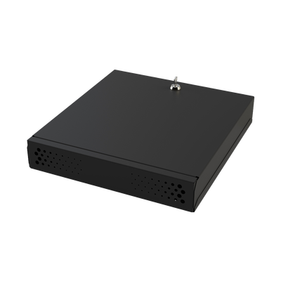 EPCOM INDUSTRIAL Gabinete Metálico de Seguridad para DVR/NVR. Tamaño Max. de DVR/NVR: 315 x 62 x 288 mm (An. x Al. x Prof.) MOD: GABVID1R3