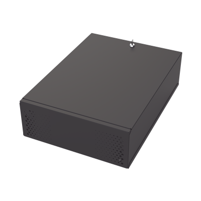 EPCOM INDUSTRIAL Gabinete Metálico para DVR/NVR con Chapa y llave. MOD: GABVID4R3