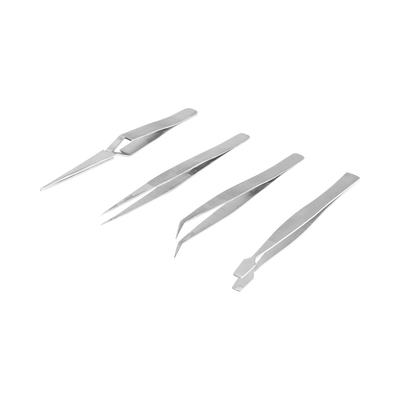 Syscom ( ) JUEGO D/4 MINI-TENAZAS ACERO-INOX. MOD: GCP011-10735