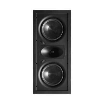 TRUAUDIO Altavoz LCR de pared | woofers dobles de 6.5'' | tweeter de seda suave de 1 | 125W | 8Ω MOD: GHT-66P