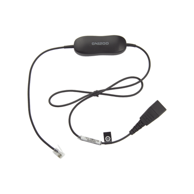 JABRA Jabra GN1200 cable con conexión QD y RJ-9 (88001-99) MOD: GN-1200-S