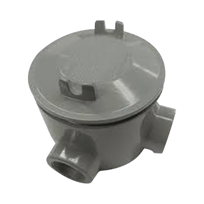 RAWELT Caja para áreas peligrosas tipo GRL de 1" (25.4 mm) de aluminio con 2 salidas libre de cobre. MOD: GRL-0546