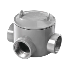 RAWELT Caja para Áreas Peligrosas con Tapa / Tipo GRT de 3/4" (19 mm) / Con 3 salidas. GRT-04-42