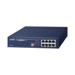 PLANET Switch PoE no Administrable, 8 Puertos 10/100/1000 Mbps con 4 Puertos PoE 802.3af/at, Modo Extender Hasta 250 mts MOD: GSD-804P