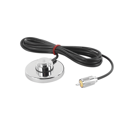 PCTEL Montaje Magnético para Antenas de 3/4"(NMO), 3.5 m de Cable RG58U y Conector UHF (PL259) Macho. MOD: GV2