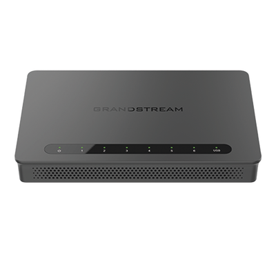 GRANDSTREAM Router Gigabit VPN / Balanceador de cargas / 30,000 sesiones NAT / 4 puertos 10/100/1000 Mbps + 2 puertos SFP (WAN/LAN) / 1 puerto entrada PoE(af/at) / 2 puertos salida PoE (af/at) / Compatible con GWN Cloud. GWN7002