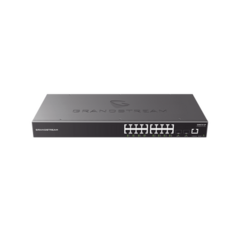 GRANDSTREAM Switch Gigabit Administrable / 16 puertos 10/100/1000 Mbps + 4 Puertos SFP Uplink / Compatible con GWN Cloud. MOD: GWN7802