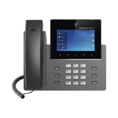 GRANDSTREAM Videoteléfono IP pantalla táctil con android de 16 líneas, doble puerto Gigabit, PoE/PoE+ MOD: GXV-3350