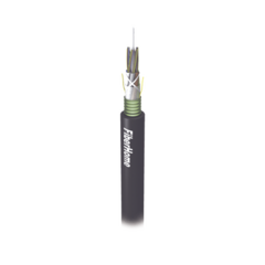 LINKEDPRO BY FIBERHOME Cable de Fibra Óptica para Exterior G.652D, Armada, Monomodo de 24 Hilos, Loose Tube, Color Negro, Precio por metro MOD: GYFS-24C/M