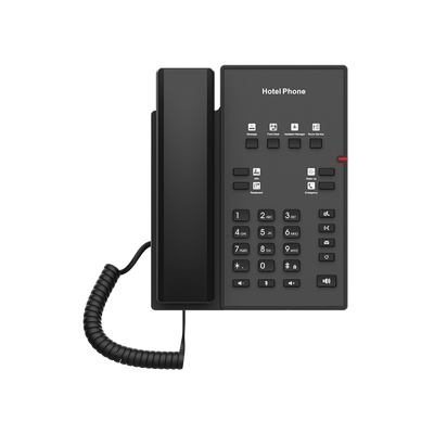 FANVIL Teléfono IP para Hotelería, profesional con 8 teclas programables para servicio rápido, plantilla personalizable con PoE MOD: H1