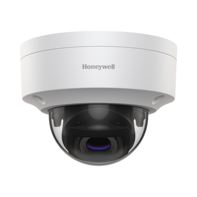 HONEYWELL Domo IP 5 Megapíxeles / Lente Mot. 2.8 a 12 mm / 30 mts IR / NDAA / ONVIF / Exterior IP66 / Antivandálica IK10 / H.265 / PoE / WDR 120 dB / HLC / Serie 30 / Honeywell Security HC30W45R2