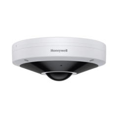 HONEYWELL Fisheye IP 5 Megapixel / Lente 1.16 mm / Vista 360° / 180° / H.265 / Exterior IP66 / IK10 / PoE / Microfono Integrado / ONVIF / NDAA / Serie 30 / Honeywell Security MOD: HC30WF5R1