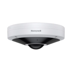 HONEYWELL Fisheye IP 5 Megapixel / Lente 1.16 mm / Vista 360° / 180° / H.265 / Exterior IP66 / IK10 / PoE / Microfono Integrado / ONVIF / NDAA / Serie 30 / Honeywell Security MOD: HC30WF5R1