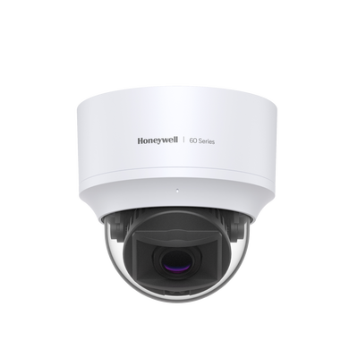 HONEYWELL Cámara Domo IP 5 Megapíxeles / Interior / Compresión H.265 / Lente Varifocal Motorizado 7-22mm / Protección IP52 / Antivandálico IK10 / Serie 60 / Honeywell Security MOD: HC60W35R4